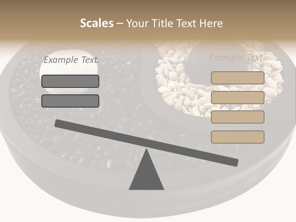 Gravel Yin Wellness PowerPoint Template