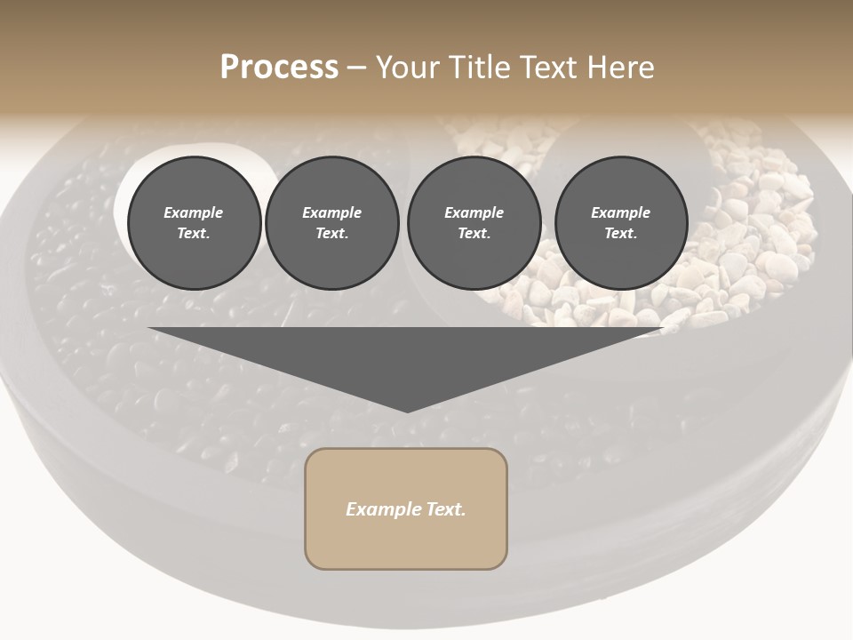 Gravel Yin Wellness PowerPoint Template