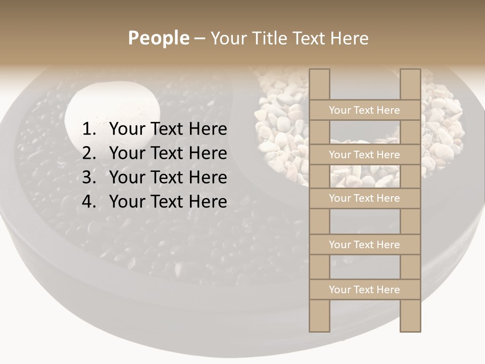 Gravel Yin Wellness PowerPoint Template