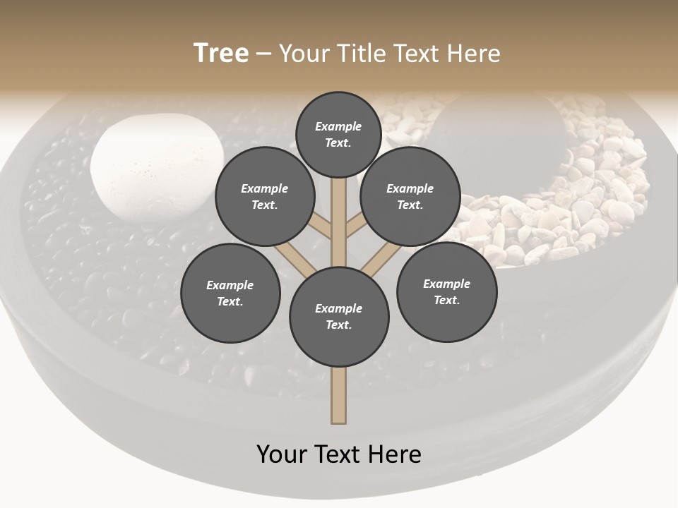 Gravel Yin Wellness PowerPoint Template