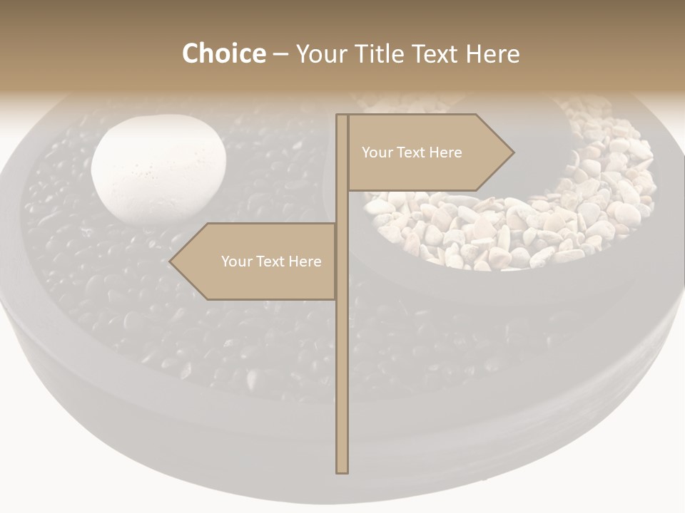 Gravel Yin Wellness PowerPoint Template
