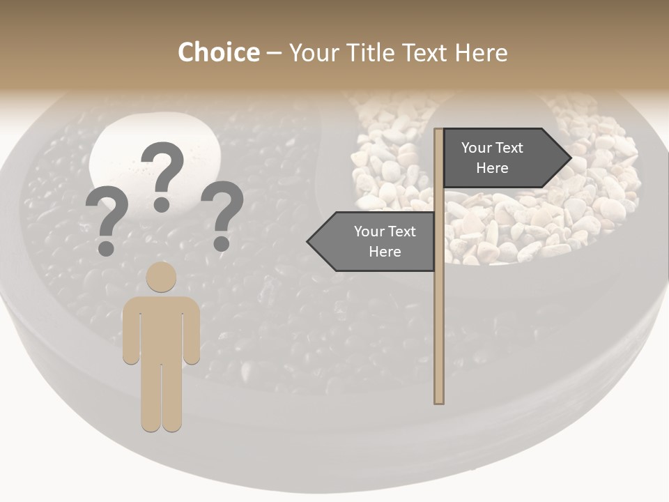 Gravel Yin Wellness PowerPoint Template