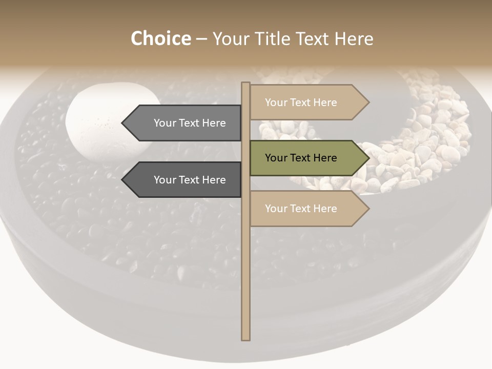 Gravel Yin Wellness PowerPoint Template