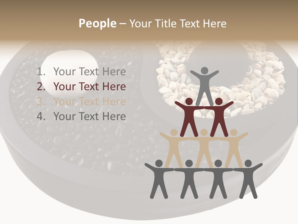 Gravel Yin Wellness PowerPoint Template