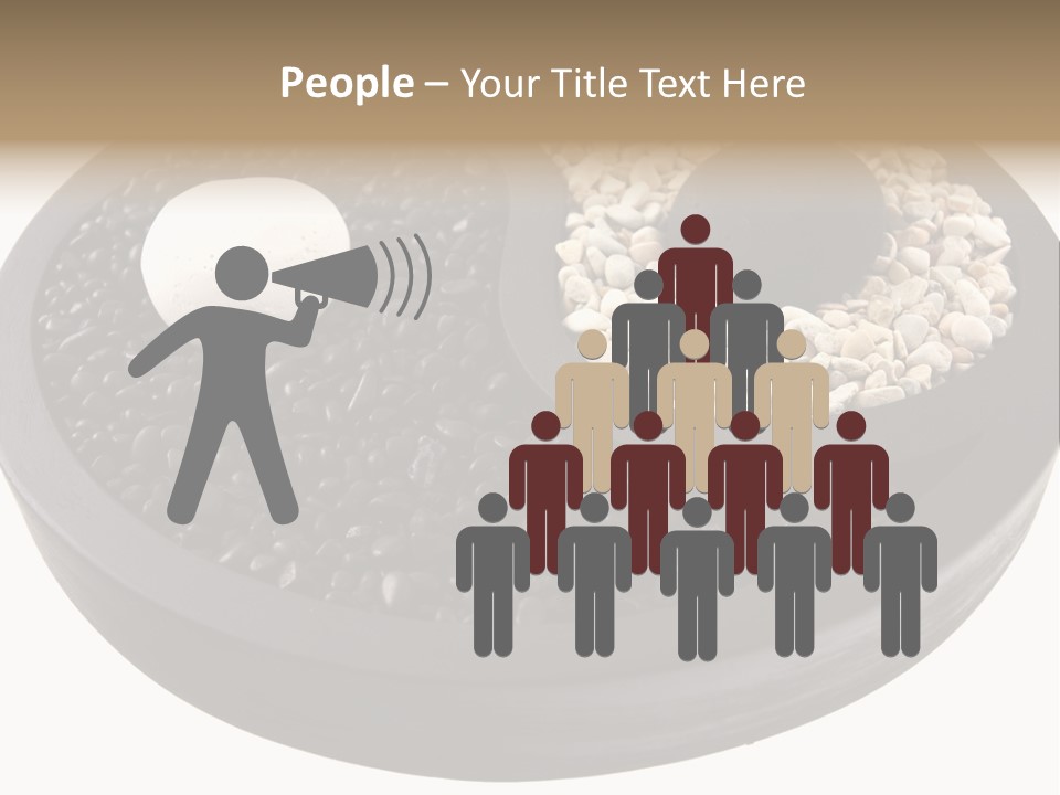 Gravel Yin Wellness PowerPoint Template