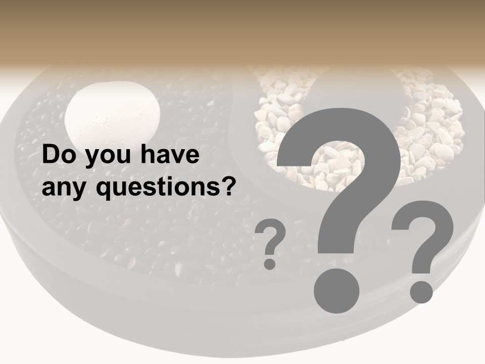 Gravel Yin Wellness PowerPoint Template