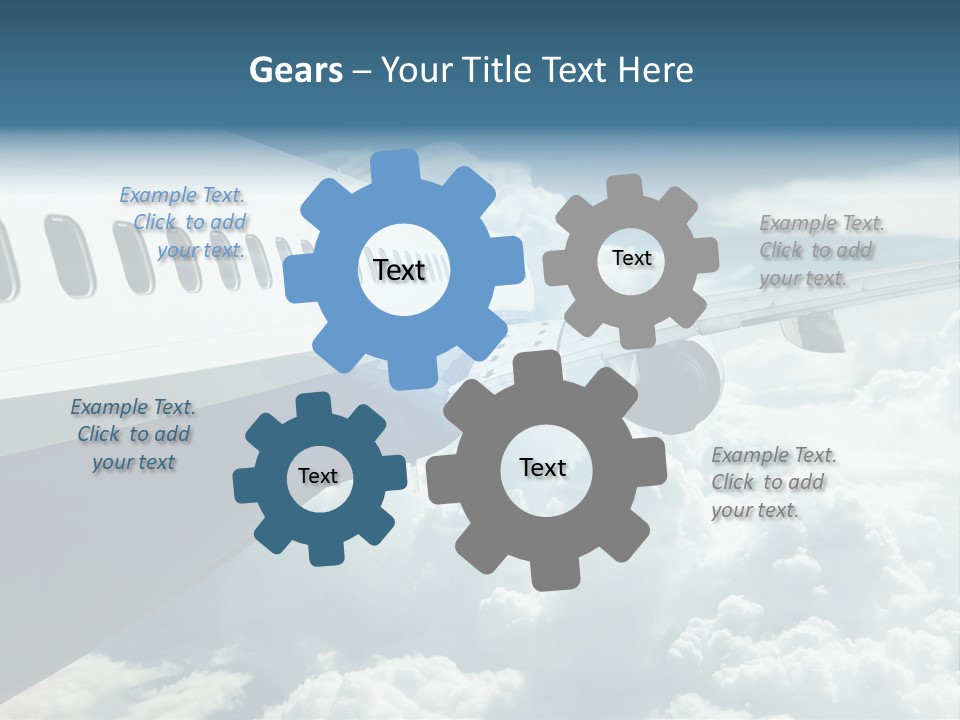 Journey Pilot Vacation PowerPoint Template