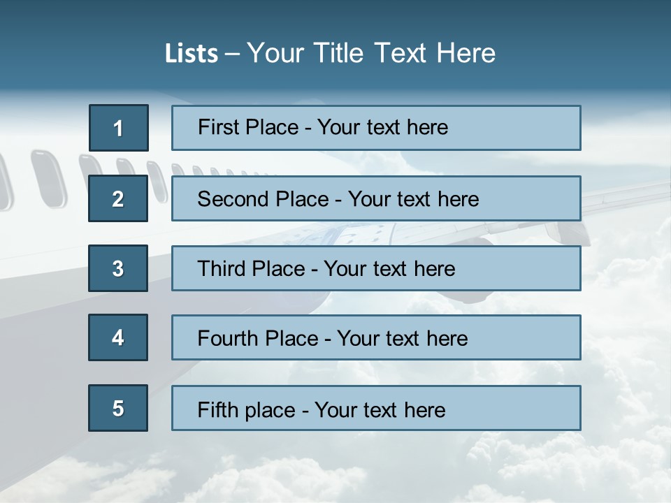 Journey Pilot Vacation PowerPoint Template