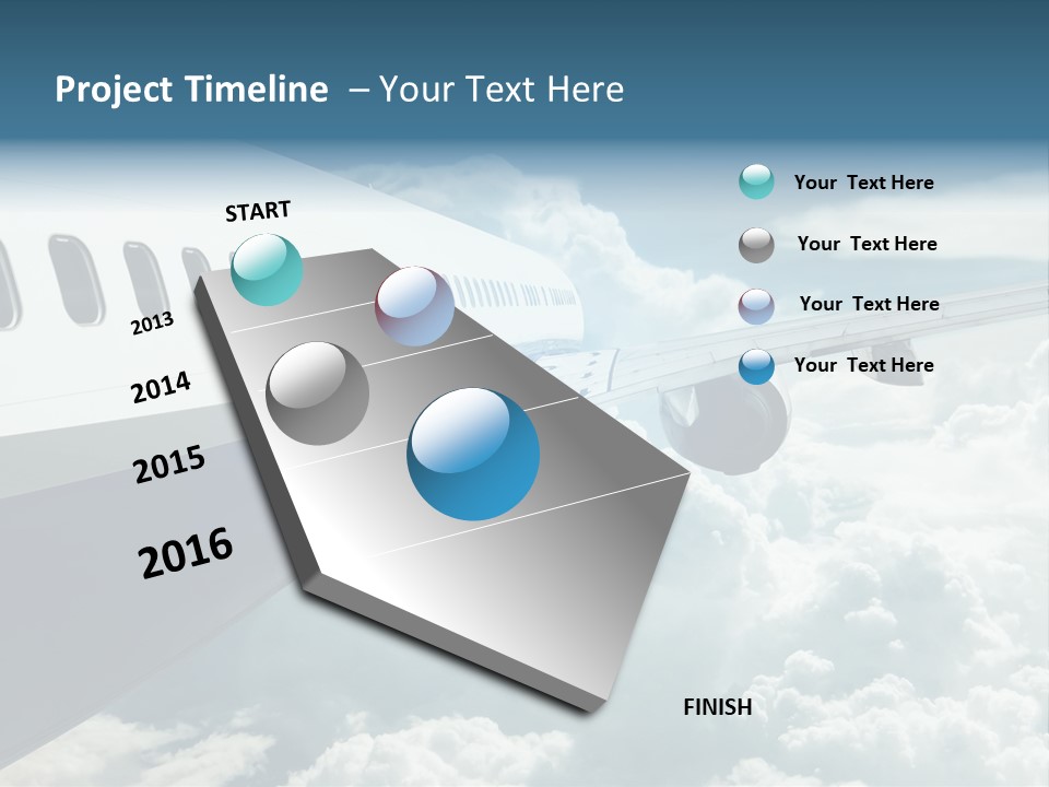 Journey Pilot Vacation PowerPoint Template