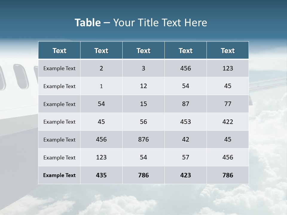 Journey Pilot Vacation PowerPoint Template