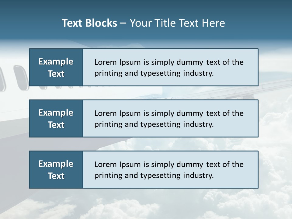 Journey Pilot Vacation PowerPoint Template