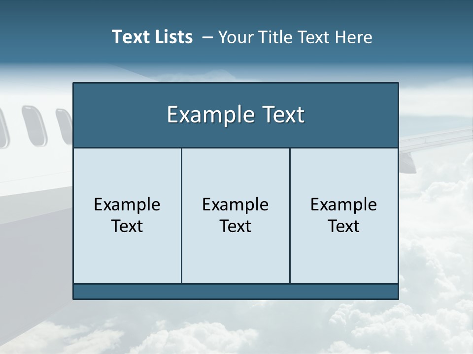 Journey Pilot Vacation PowerPoint Template