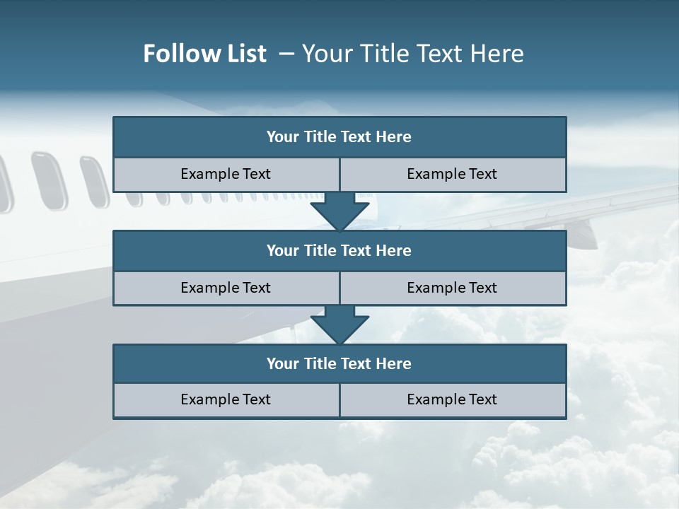 Journey Pilot Vacation PowerPoint Template