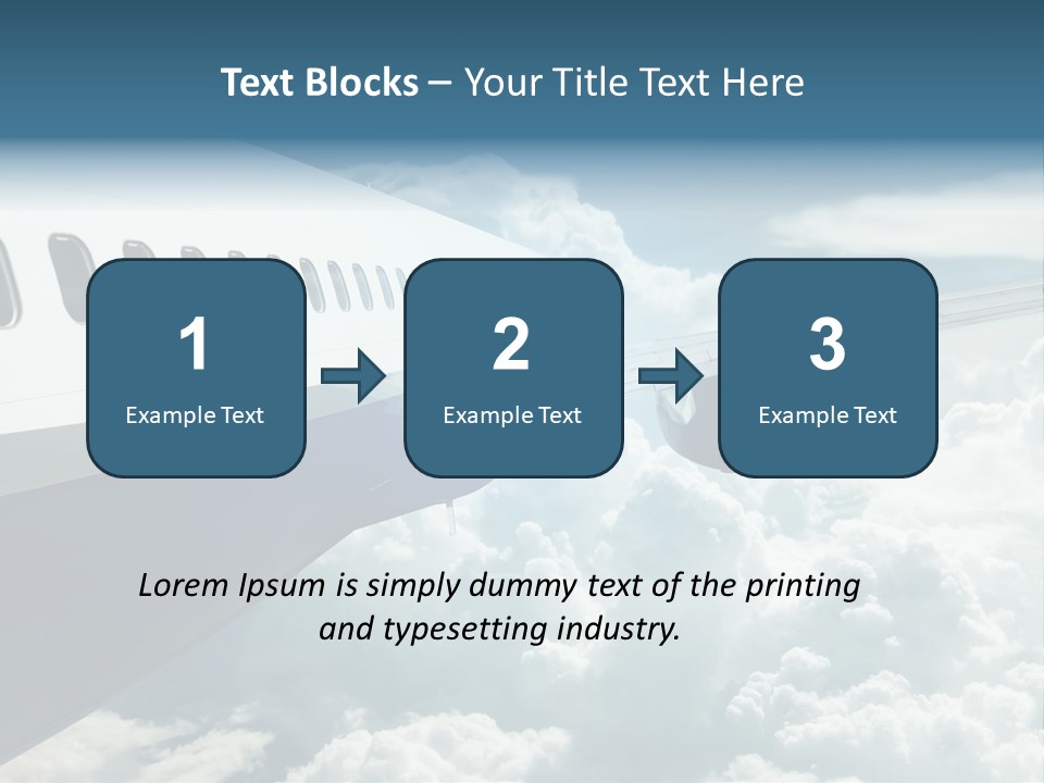 Journey Pilot Vacation PowerPoint Template