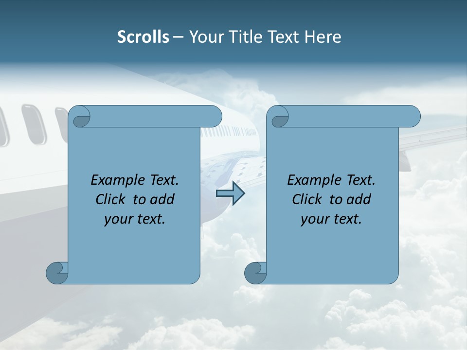 Journey Pilot Vacation PowerPoint Template