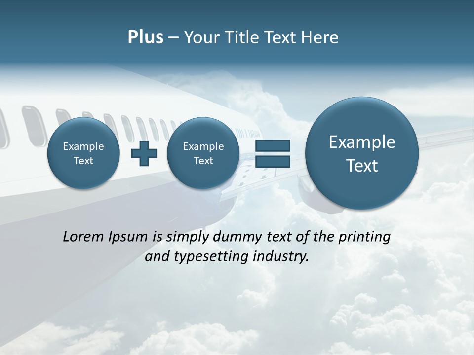 Journey Pilot Vacation PowerPoint Template