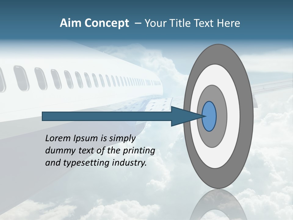 Journey Pilot Vacation PowerPoint Template