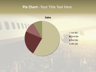 Cloud Boot Aeroplane PowerPoint Template