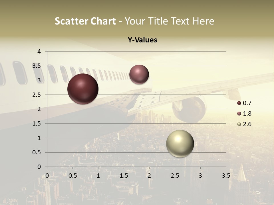 Cloud Boot Aeroplane PowerPoint Template