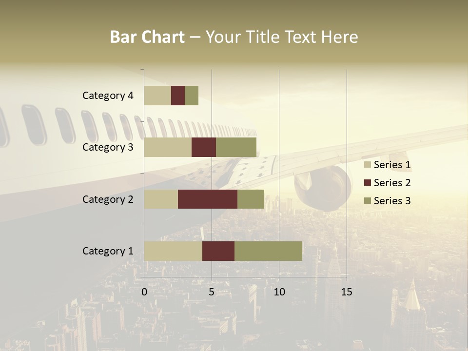 Cloud Boot Aeroplane PowerPoint Template