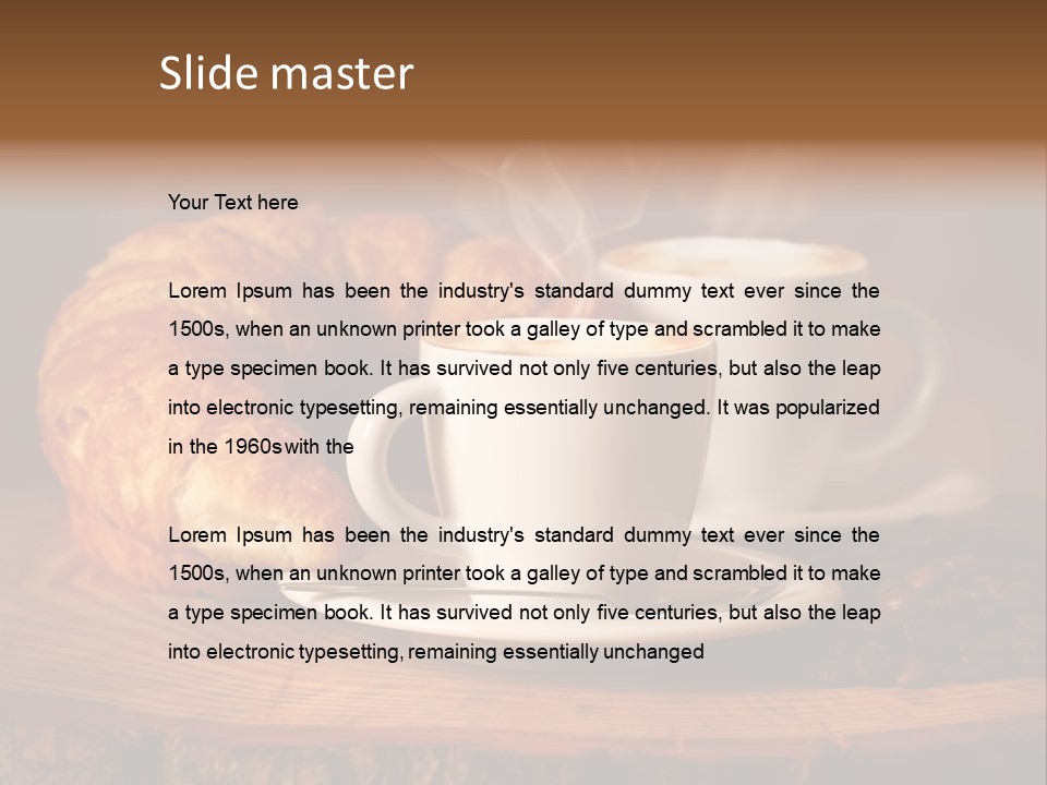 Sweet Caffeine Hot PowerPoint Template