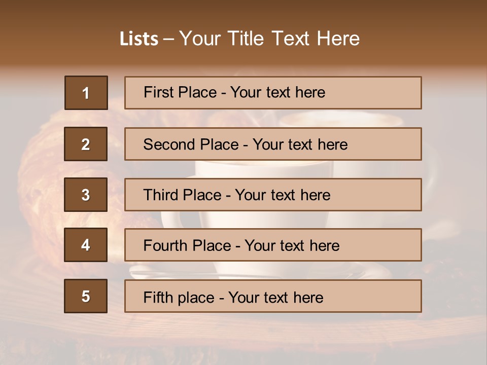 Sweet Caffeine Hot PowerPoint Template