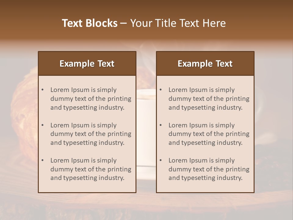Sweet Caffeine Hot PowerPoint Template