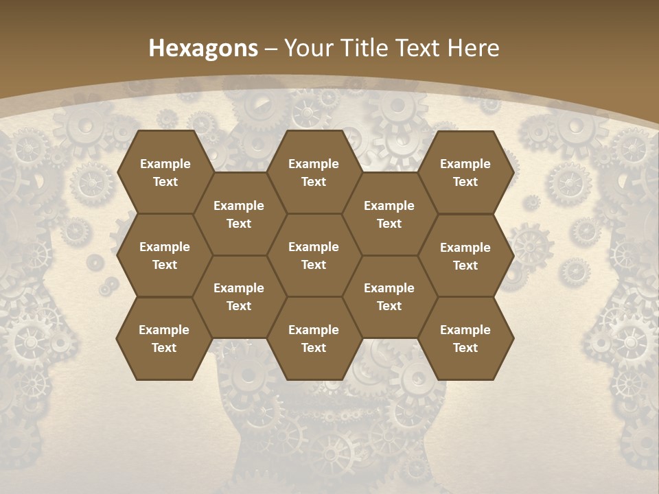 Learn Connection Gear PowerPoint Template