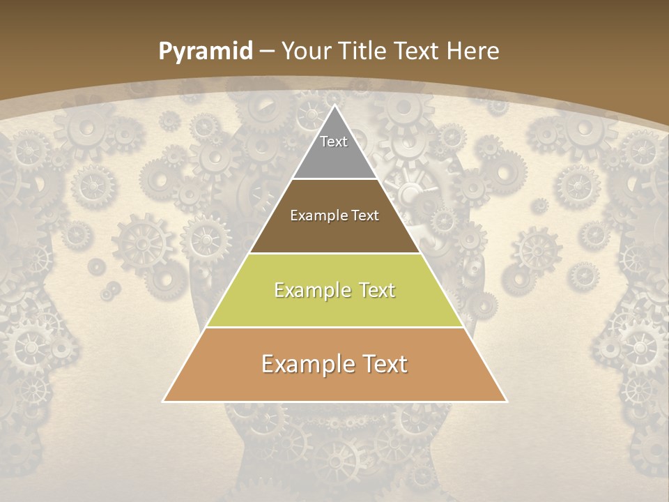Learn Connection Gear PowerPoint Template