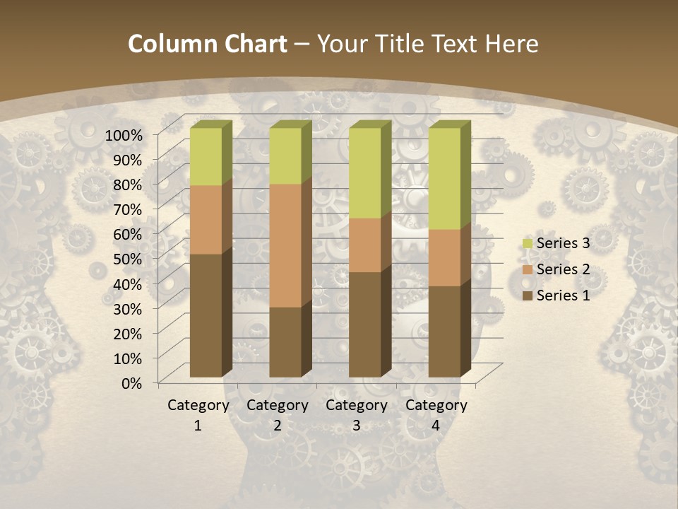 Learn Connection Gear PowerPoint Template