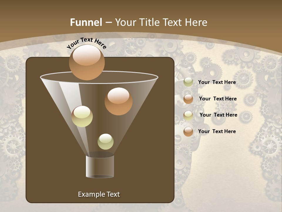 Learn Connection Gear PowerPoint Template