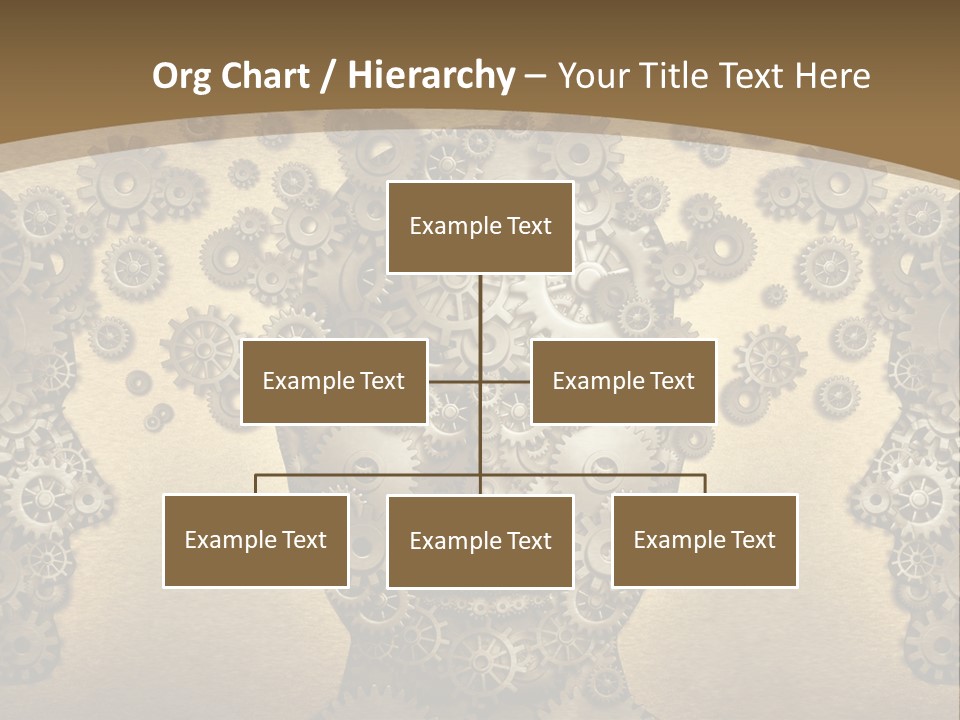 Learn Connection Gear PowerPoint Template