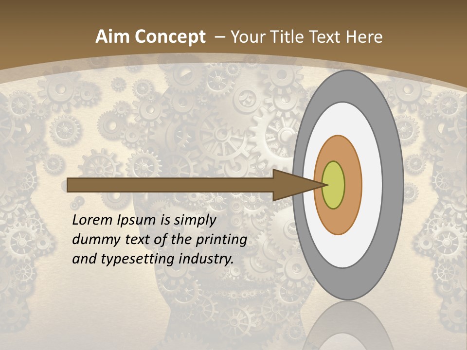 Learn Connection Gear PowerPoint Template