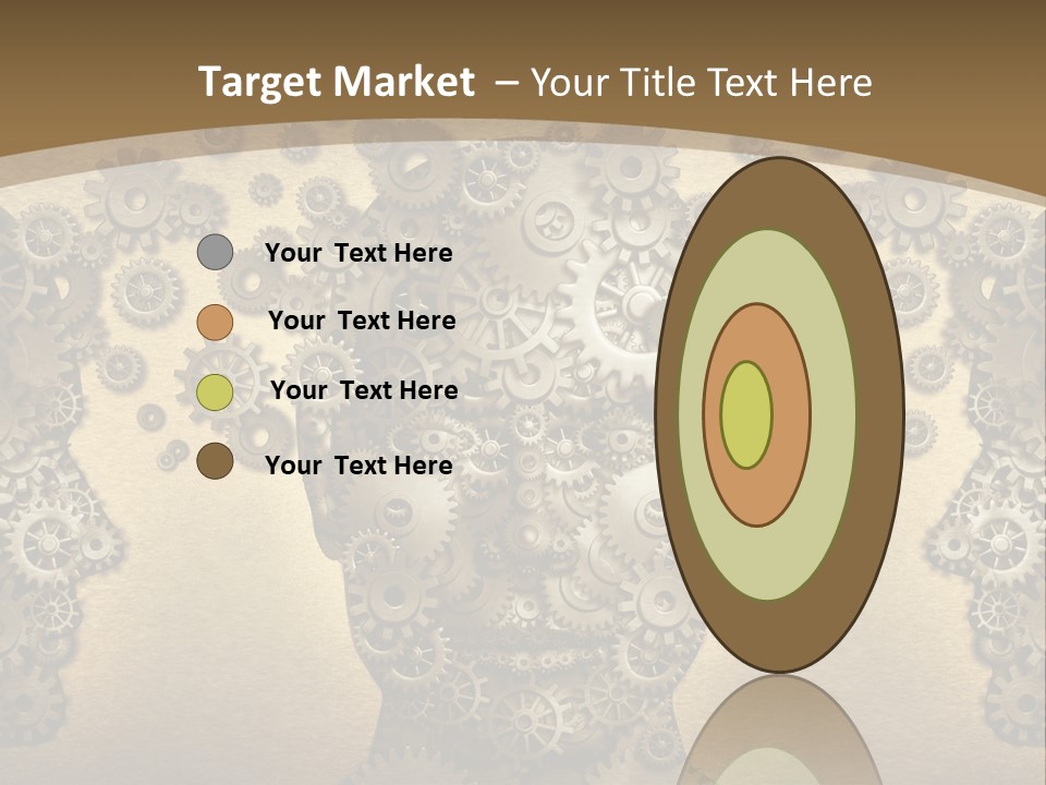 Learn Connection Gear PowerPoint Template