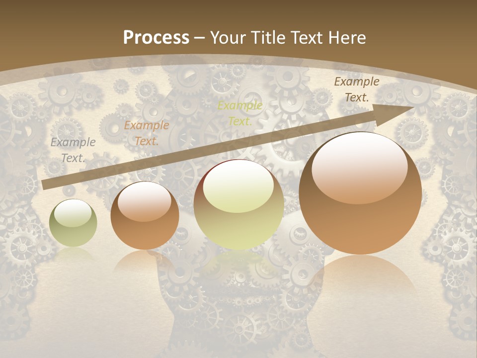 Learn Connection Gear PowerPoint Template