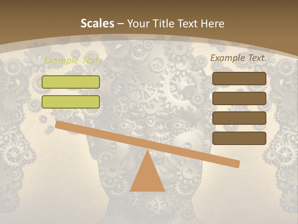 Learn Connection Gear PowerPoint Template