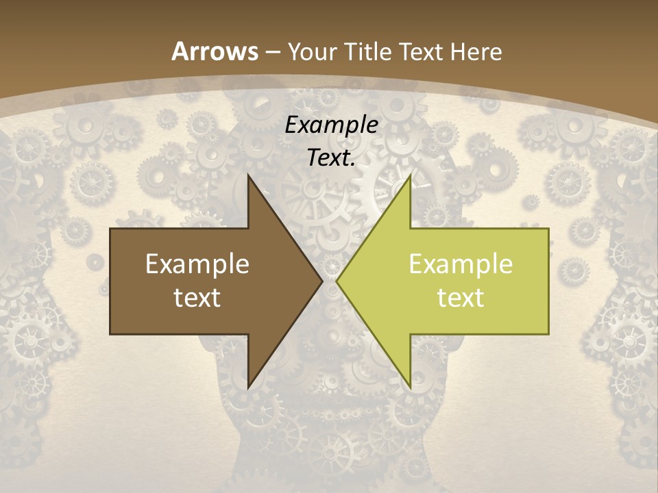 Learn Connection Gear PowerPoint Template