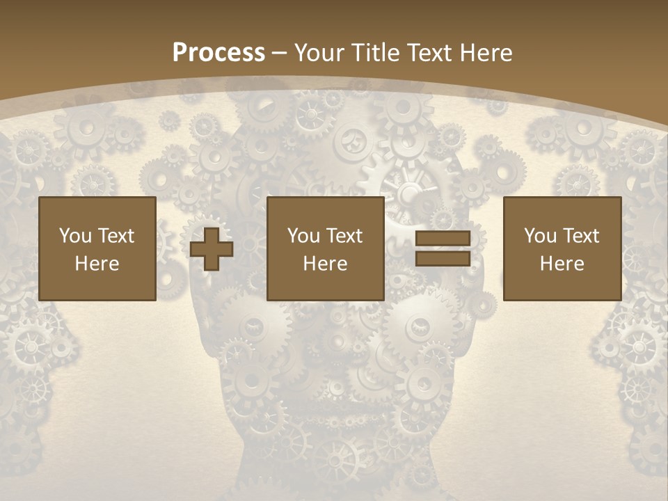 Learn Connection Gear PowerPoint Template