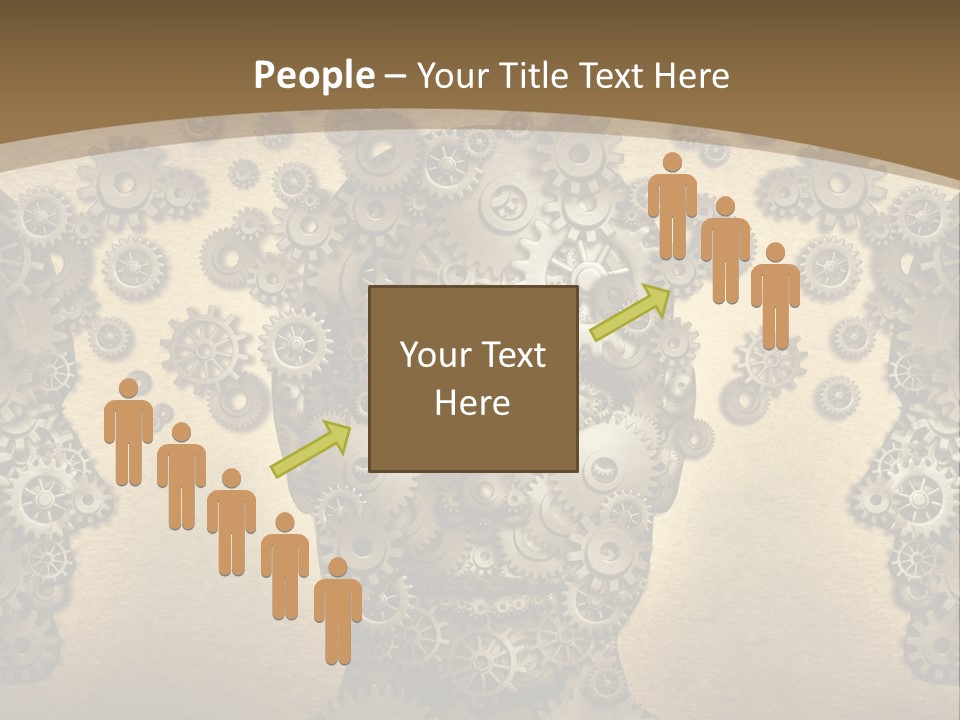 Learn Connection Gear PowerPoint Template