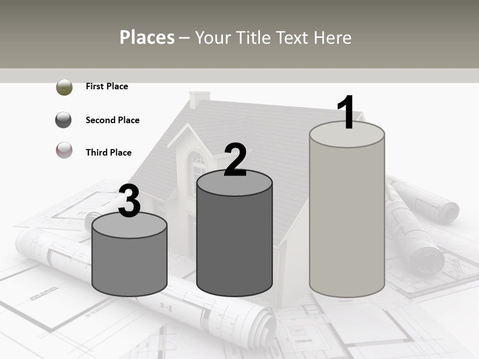 Fireplace Framework Window PowerPoint Template