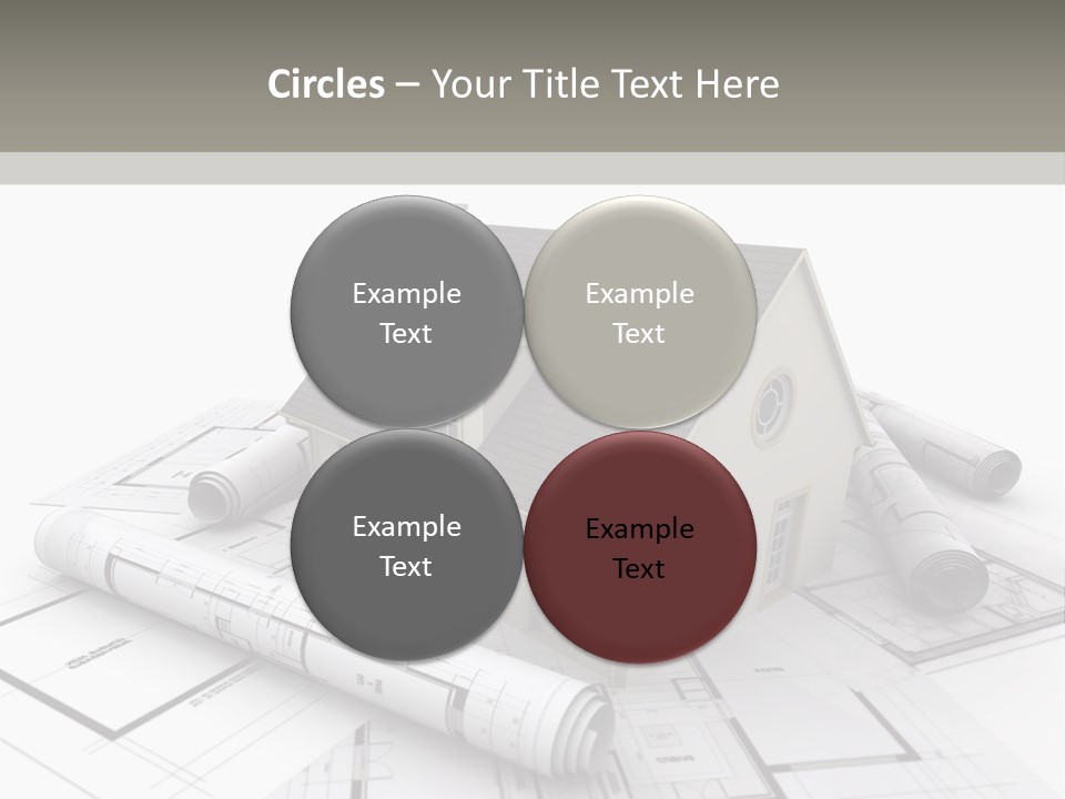 Fireplace Framework Window PowerPoint Template