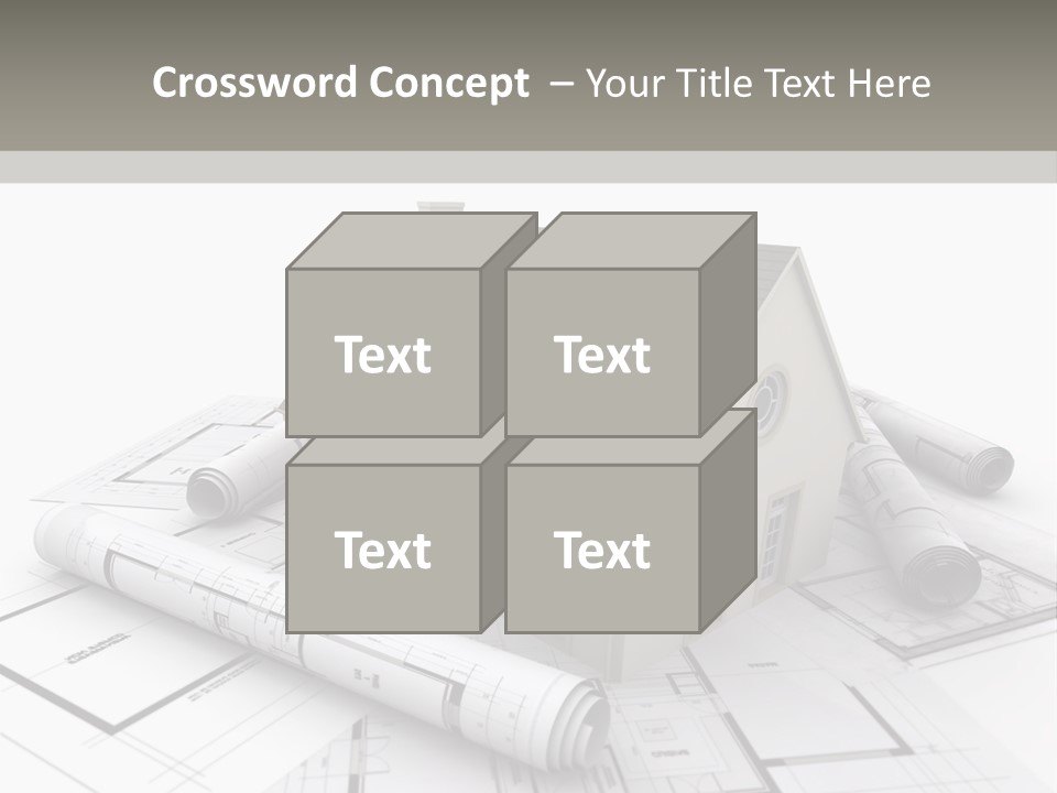 Fireplace Framework Window PowerPoint Template