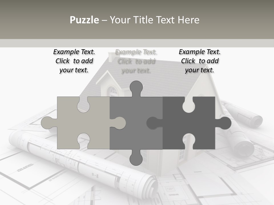 Fireplace Framework Window PowerPoint Template