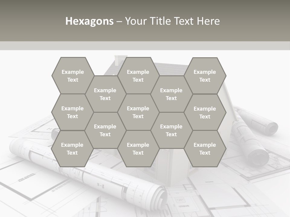Fireplace Framework Window PowerPoint Template