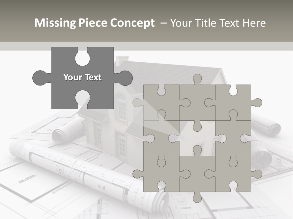 Fireplace Framework Window PowerPoint Template