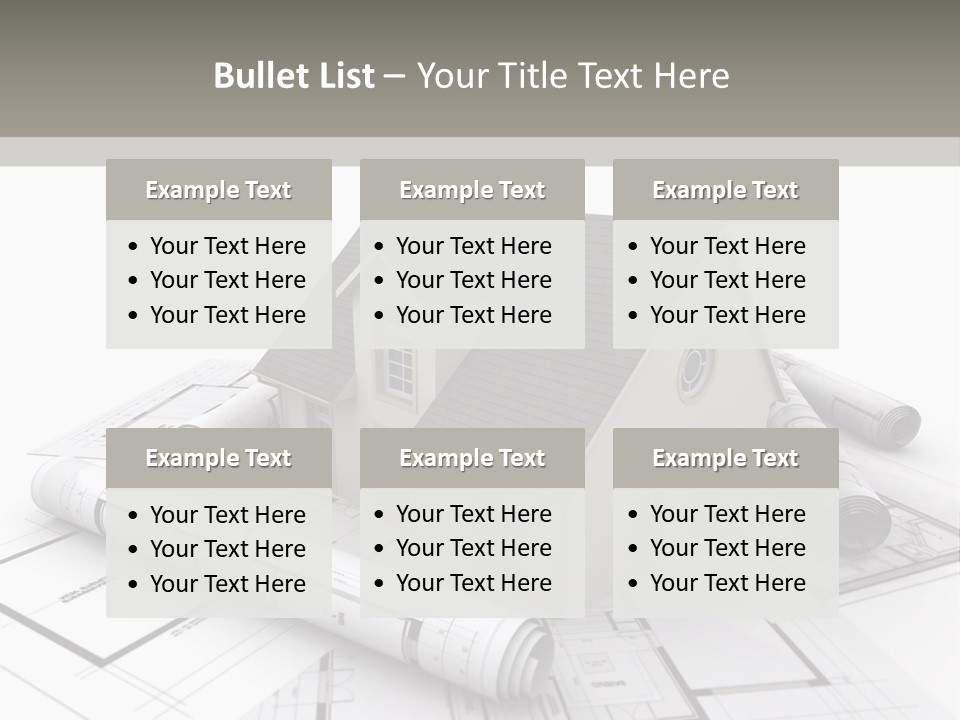 Fireplace Framework Window PowerPoint Template