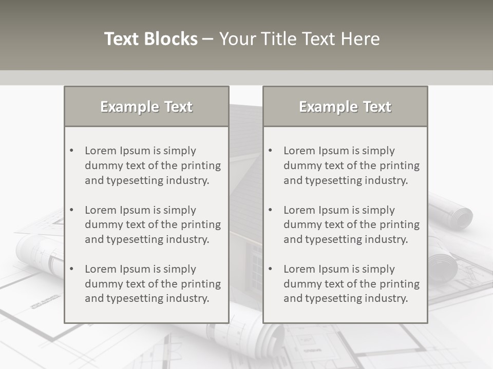Fireplace Framework Window PowerPoint Template