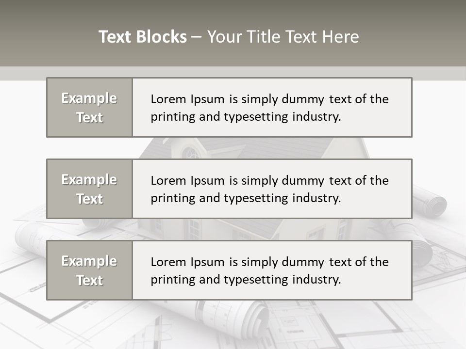 Fireplace Framework Window PowerPoint Template