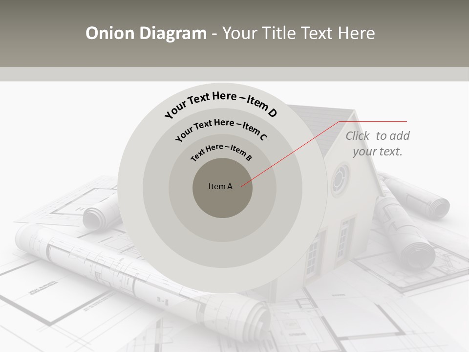 Fireplace Framework Window PowerPoint Template