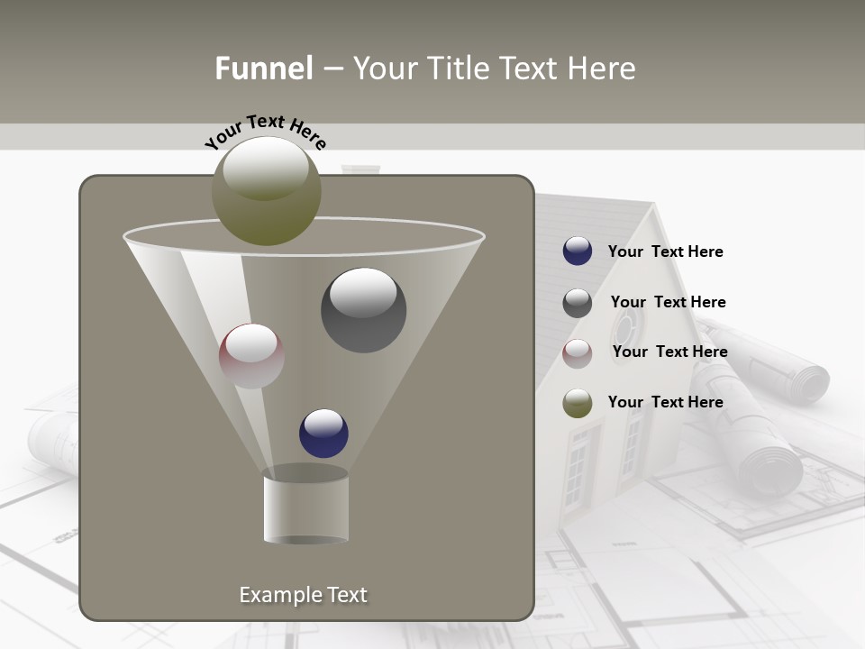 Fireplace Framework Window PowerPoint Template